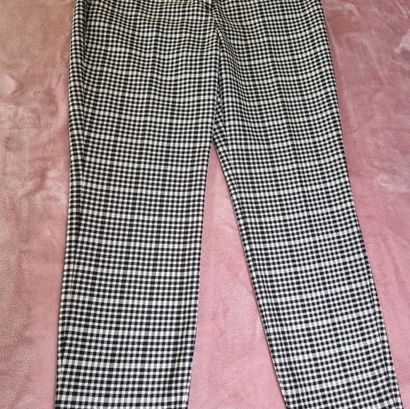 Express houndstooth pants black and white Size 8R - Picture 8 of 8